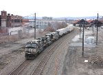 Westbound intermodal train